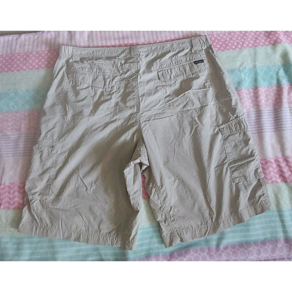 Columbia Sportwear Shorts Men 44,beige, Nylon, Polyester, Pockers,44 Inch Waist